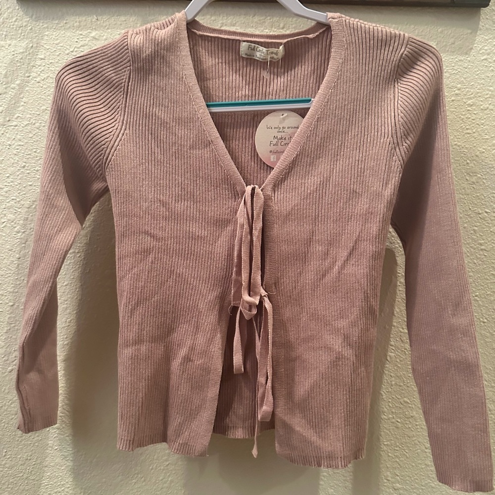 Full Circle Trends ribbed sweater, Medium